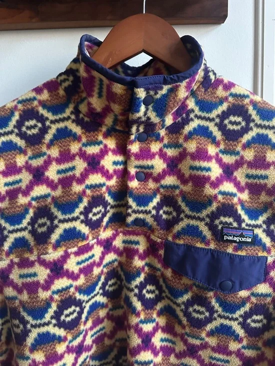 Vintage Patagonia Synchilla Fleece Pullover - Multicolor - Picture 3 of 4